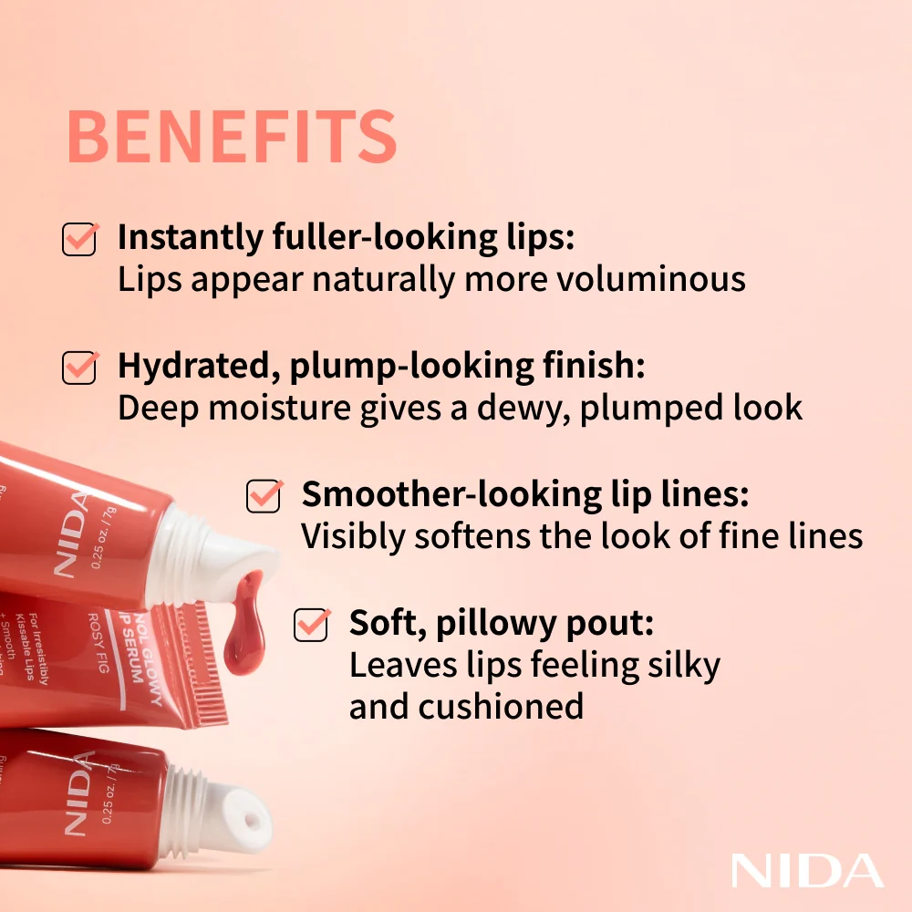 NIDA Retinol Glowy Lip Serum - Image 4
